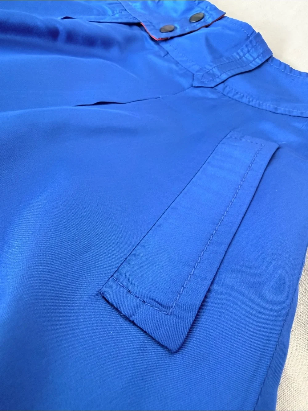 J.Crew 100% Silk Flared Skirt | Cobalt Blue Pleated A-Line Midi | Fully Lined